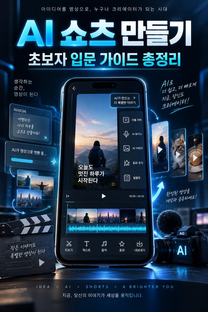 AI 쇼츠 만들기 초보자 입문 가이드 총정리