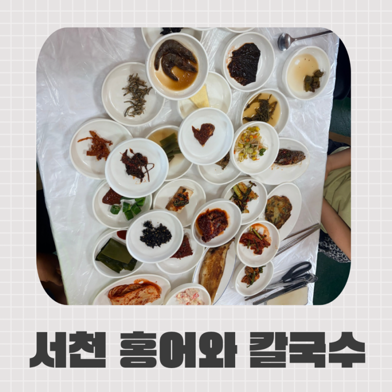 충남 서천 맛집 홍어와칼국수, 현지인 추천 백반부터 바지락칼국수 콩국수까지