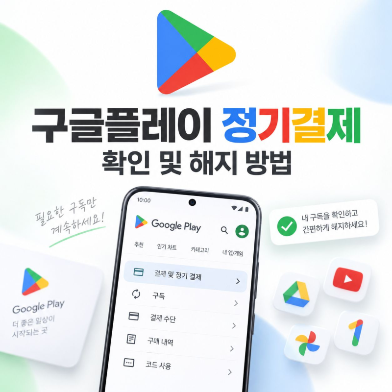 구글플레이 정기결제 확인 및 해지 방법, 앱 삭제만 하면 안 되는 이유