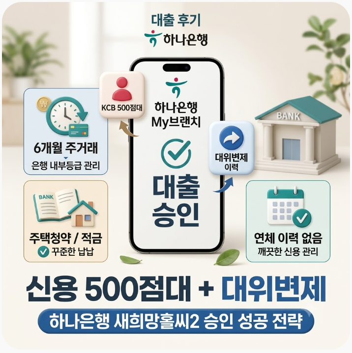 대위변제 이력 있어도 가능했던 하나은행 청년 새희망홀씨2 진행 조건
