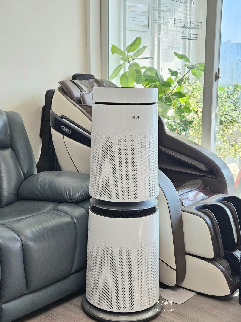 LG 퓨리케어 360 공기청정기 2년 써보니..! AS283DWFC 장단점 후기