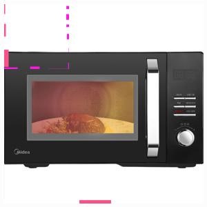 오븐레인지 마이디어 광파오븐 에어프라이어 23L 블랙, MTO2300BL