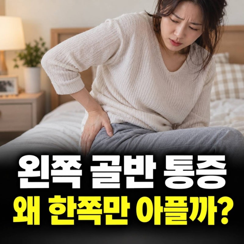 왼쪽 골반 통증, 아랫배까지 같이 아프다면 원인이 다를 수 있어요