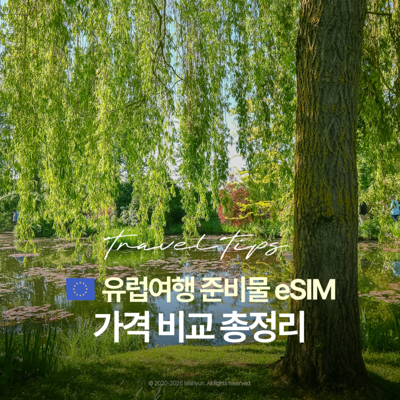 유럽 여행 준비물 이심 eSIM 유심 로밍과 뭐가 다를까? 지피티 무료 데이터