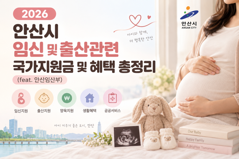 2026 안산시 임신 및 출산관련 국가지원금 및 혜택 총정리(feat.안산임산부)
