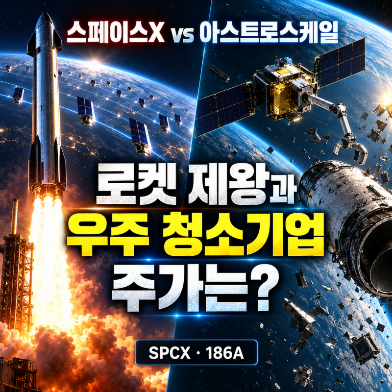 스페이스X와 일본 아스트로스케일 비교｜로켓 제왕과 우주 청소기업, 주가는?