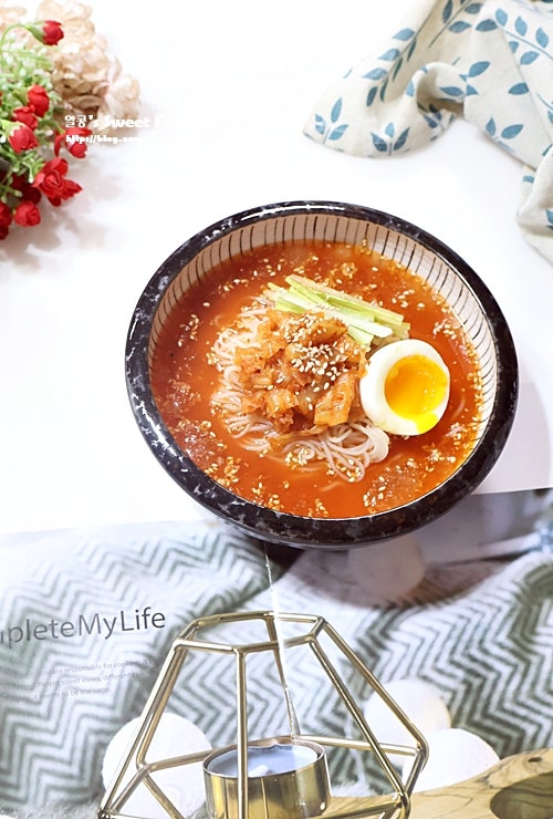 냉면육수 김치말이국수 레시피