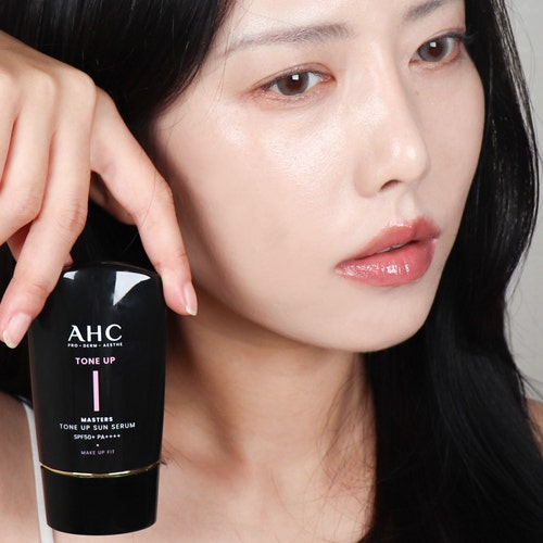 AHC 마스터즈 톤업 선세럼 올리브영 선크림 추천, 초가을 화잘먹피부 케어