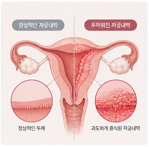 생리가 오래 이어지고 양도 많다면, 자궁내막증식증 증상일까?