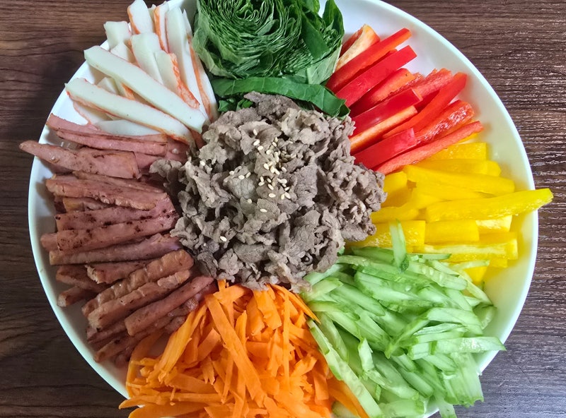 월남쌈 만들기, 월남쌈 재료