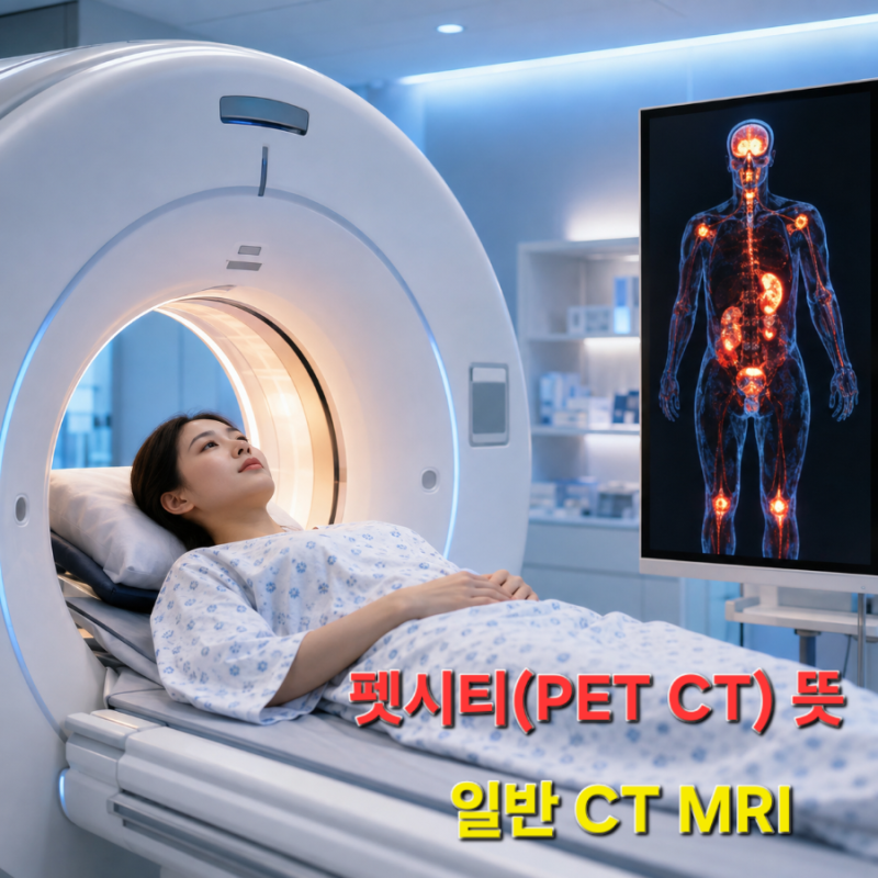 펫시티(PET CT) 뜻과 일반 CT MRI 차이점, 암 정밀검사 비용까지 핵심 정리