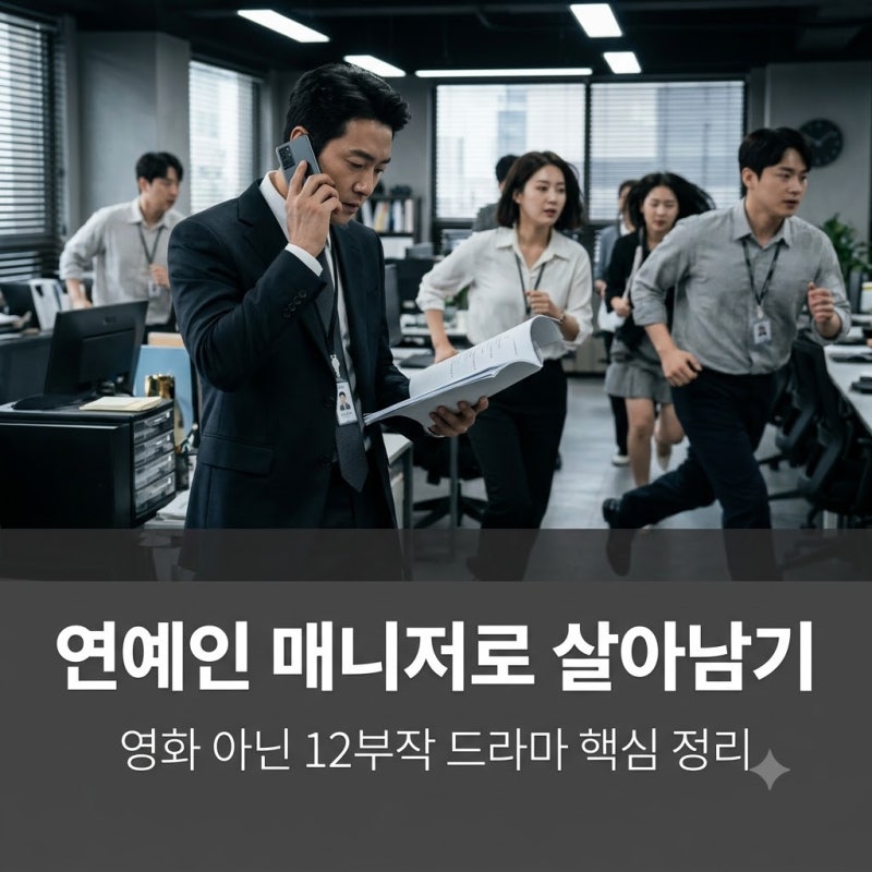 영화 목록에서 발견했다면 주목! ‘넷플릭스 신작, 연예인 매니저로 살아남기’ 12부작 포인....