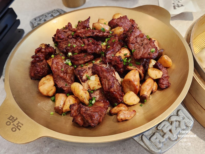을지로입구역맛집 명동케이갈비 한우양념 소갈비와 코다리 냉면
