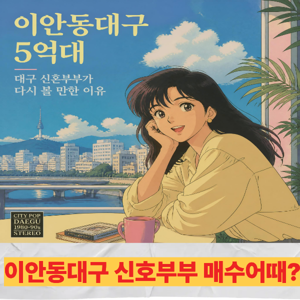 이안동대구 5억대, 대구 신혼부부가 다시 볼 만한 이유