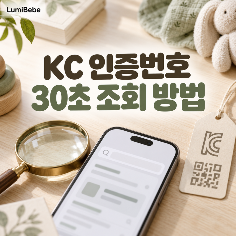 KC 인증번호 조회하는 방법, 30초면 확인됩니다
