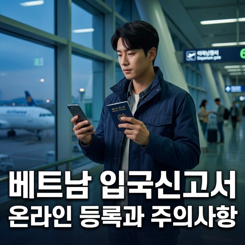 베트남 입국신고서 공항 가기 전 온라인 등록과 주의사항