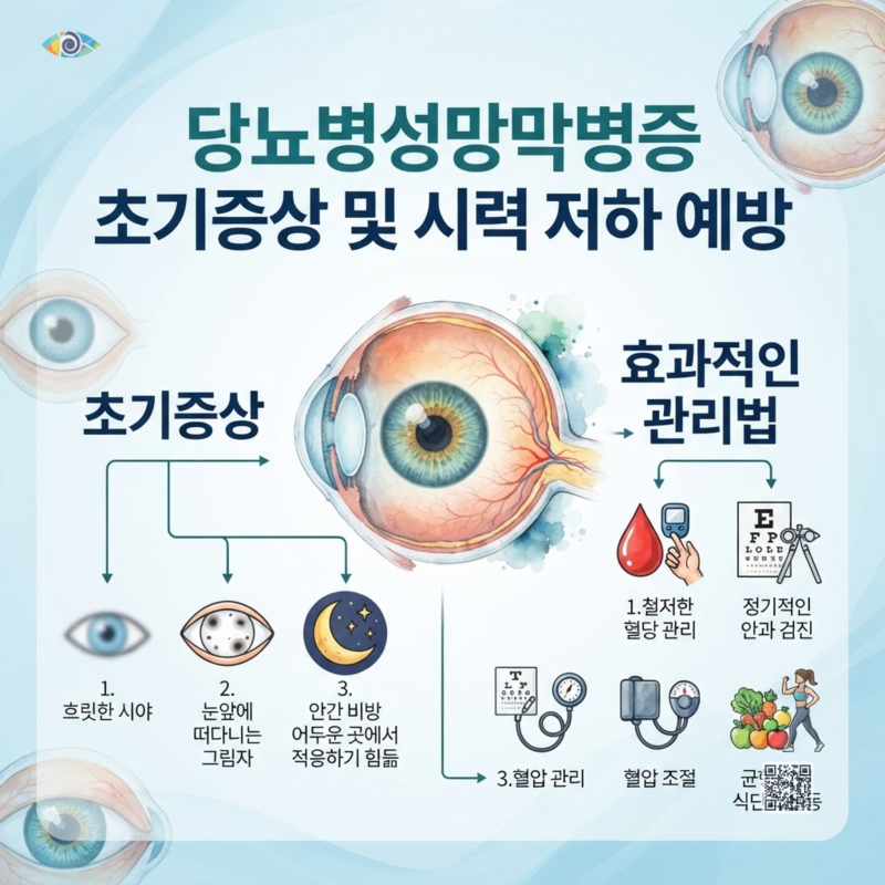 당뇨병성망막병증 초기증상 및 시력 저하 막는 효과적인 관리법