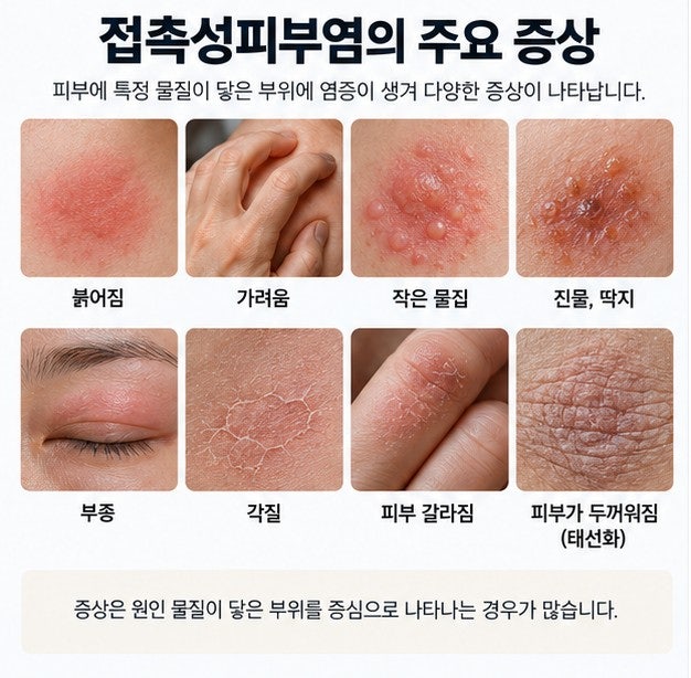 접촉성피부염 증상, 원인, 치료, 연고, 전염 여부, 예방법 등 총정리