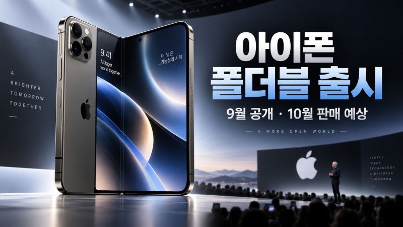 아이폰폴더블 출시일 언제일까? 아이폰18 폴더블 가격 및 한국 일정 총정리
