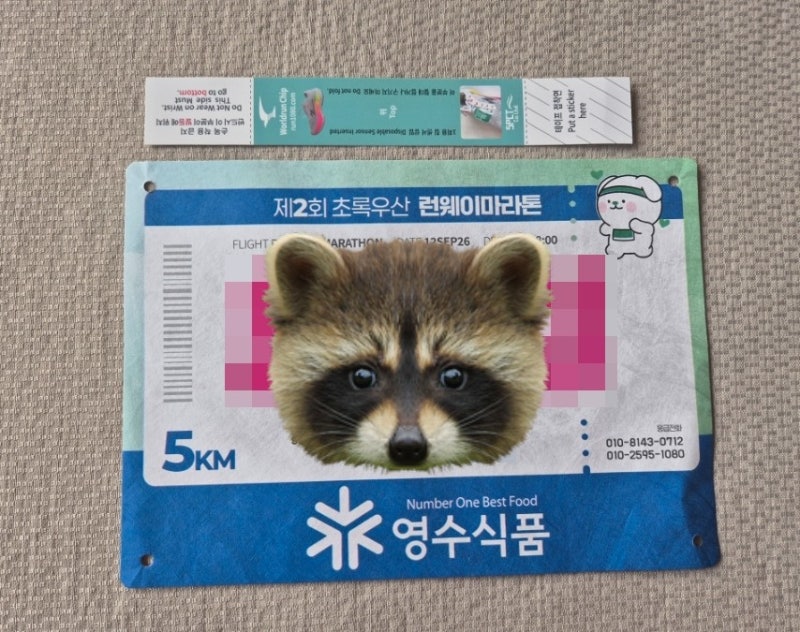 2026년 제2회 초록우산 런웨이 마라톤 사전 기념품 수령 후기, 9월 12일 대전 엑스포시민공원 ....