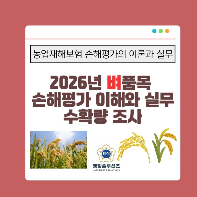 손해평가 실무_벼 수확량(표본)조사 및 주의사항_농업정책보험금융원 실무교육 자료_경지정....