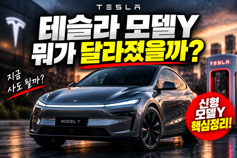 테슬라 모델Y 풀체인지 뭐가 달라졌을까? 디자인·주행거리·가격 총정리