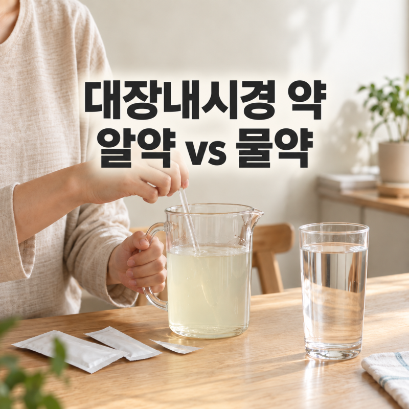 대장내시경 알약 vs 물약 비교! 오라팡 플렌뷰산 추가비용 및 물양 차이 총정리