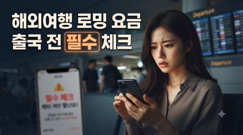 해외여행 로밍 요금 폭탄 피하는 법, 출국 전 스마트폰 설정 체크리스트