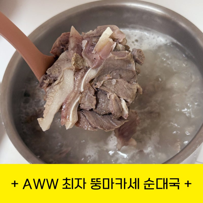 AWW 최자 뚱마카세 국밥로드 순대국 후기｜재구매 의사 확실한 맛