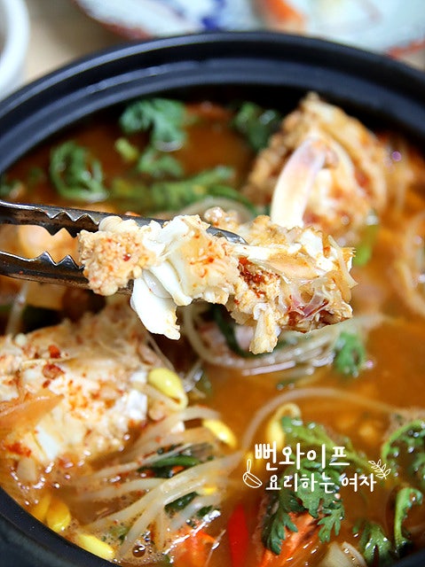 꽃게탕 레시피, 제철 꽃게로 맛있게 꽃게탕 끓이는 양념 비법