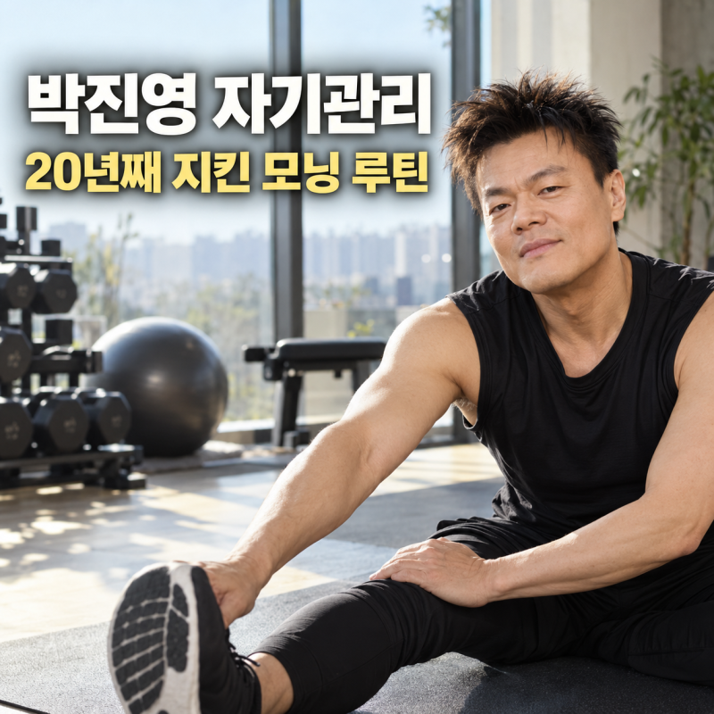박진영 자기관리 비결｜20년째 같은 아침 식단을 지키는 이유