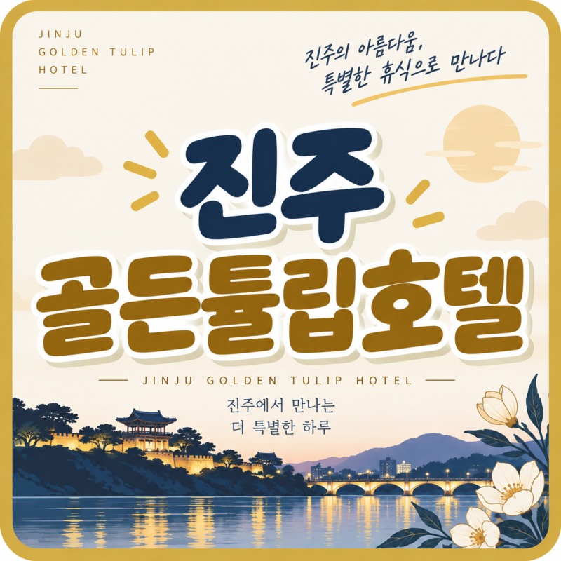 진주 골든튤립호텔 조식 주차 키즈룸 후기 및 특가 예약처 정보