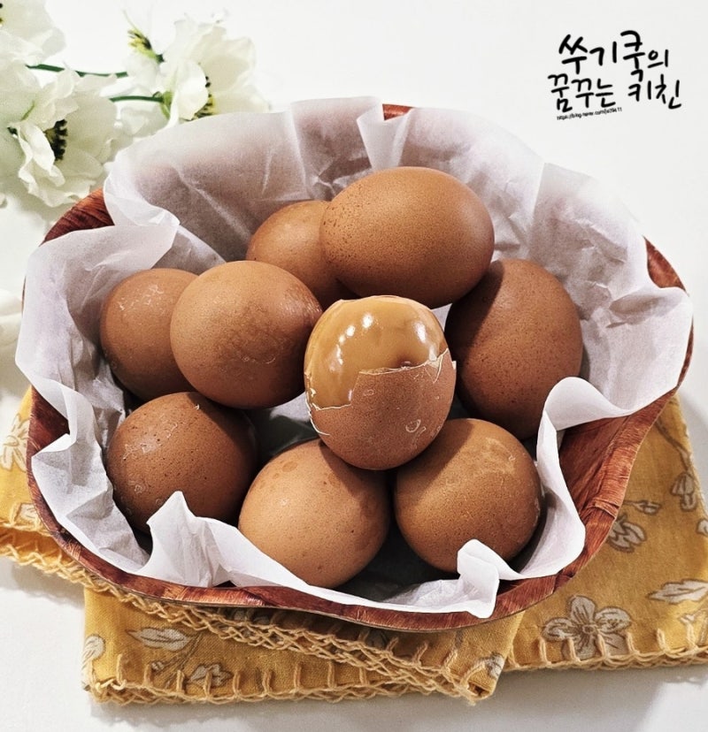전기밥솥 구운계란 만들기 맥반석 계란 만드는 법