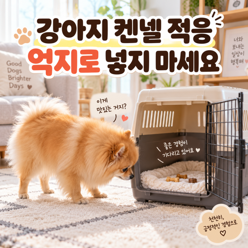 강아지 켄넬 적응 훈련, 들어가기 싫어하는 아이는 어떻게 해야 할까?