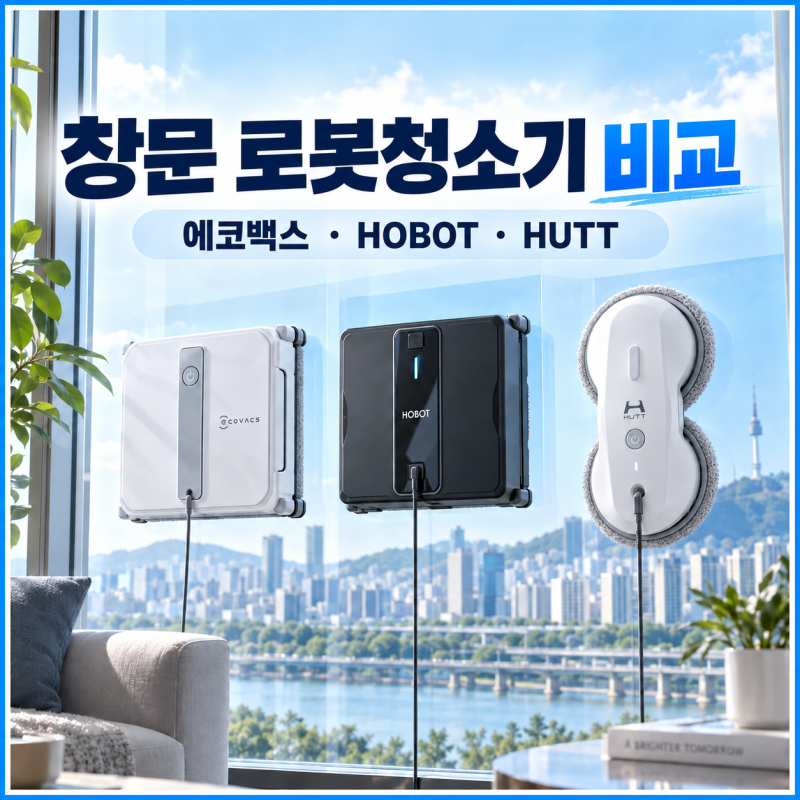 창문 로봇청소기 추천 및 고르는 방법