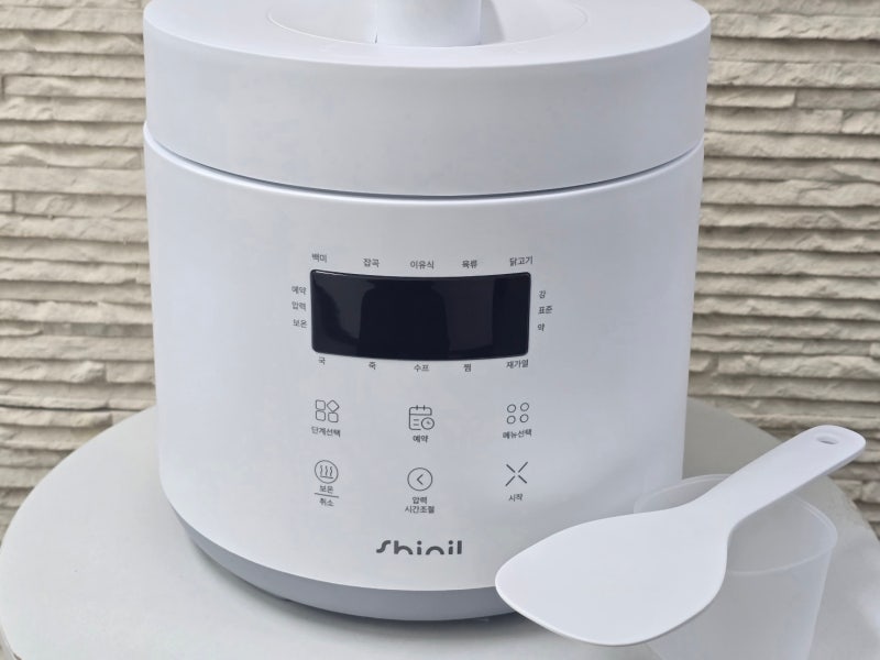 압력밥솥 전기밥솥 3인용 신일 미니 사용 후기!