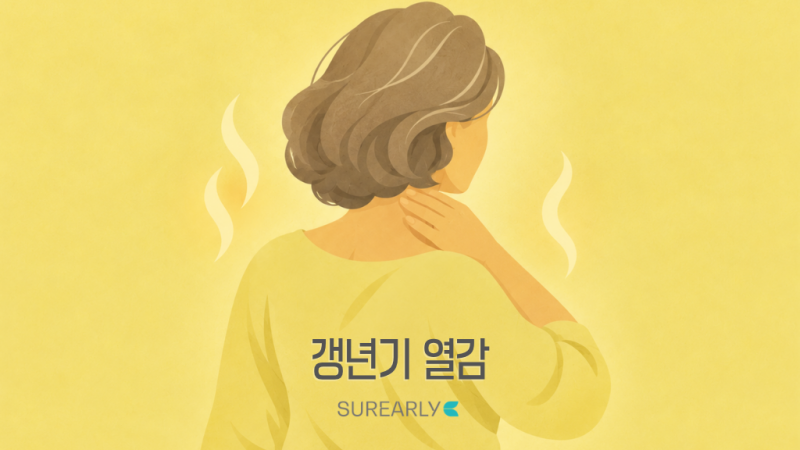 갱년기 열감 원인은? 증상부터 완화 방법까지