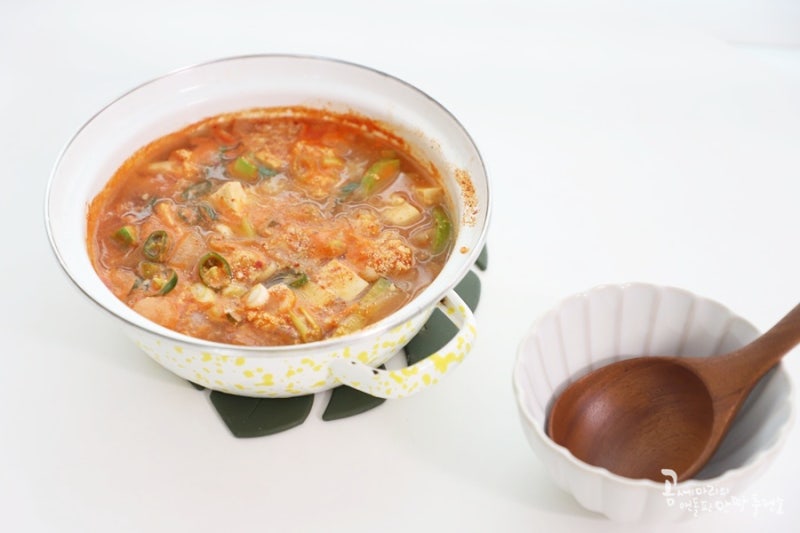 명란찌개 만드는법 명란애호박찌개 두부 넣어 끓이는 명란젓요리 어때?
