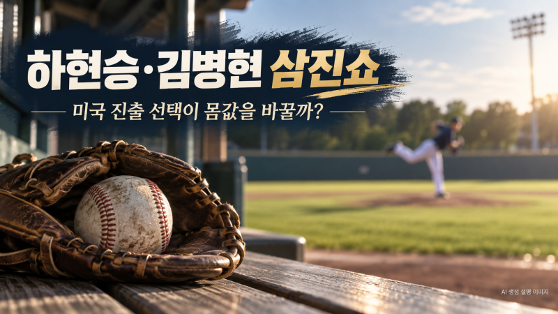 하현승·김병현 삼진쇼, 다른 미국 진출 선택이 몸값을 바꿀까?