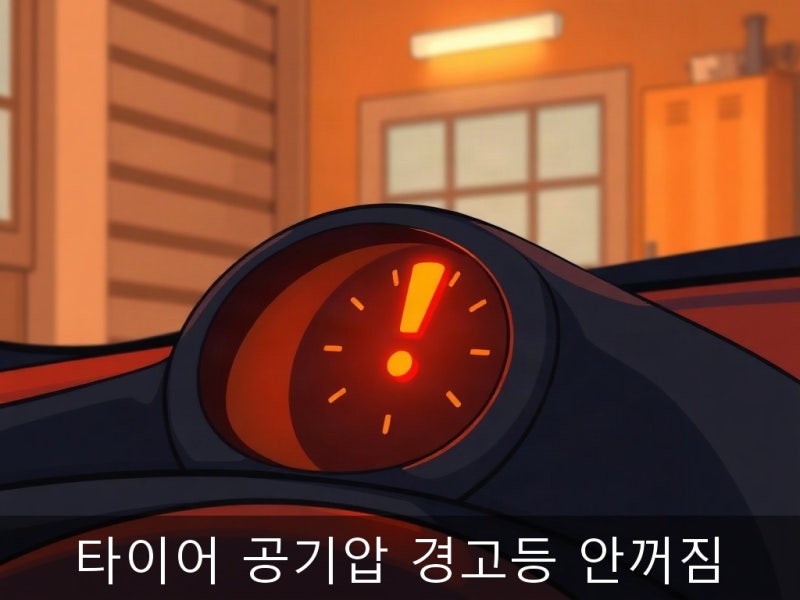 타이어 공기압 경고등 안꺼짐 센서 교체 한눈에 보기