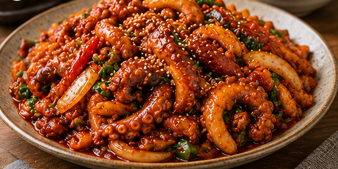 매콤하게 입에 착! 쫄깃한 낙지볶음 황금레시피
