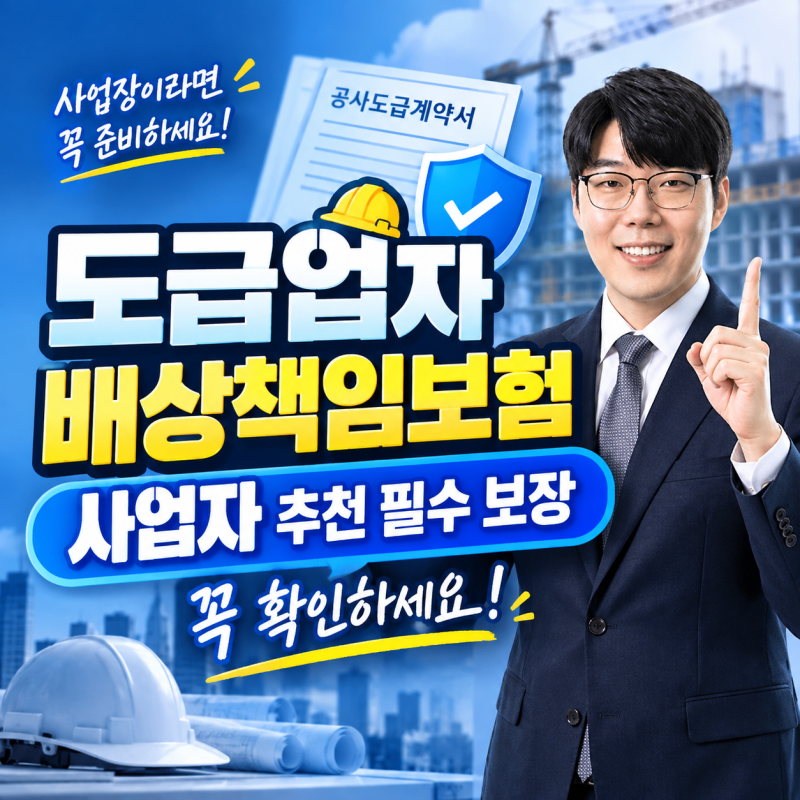 도급업자배상책임보험 사업자 추천 필수 보장 꼭 확인하세요