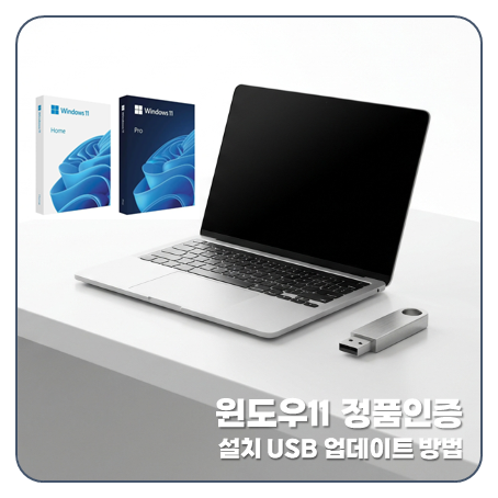 "1만원대 해결" 윈도우11 정품인증 USB 설치 업데이트 방법