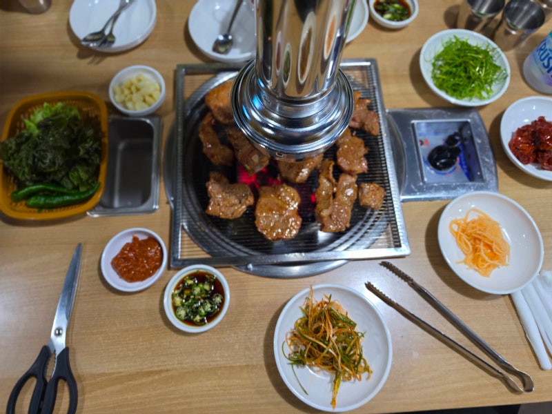 청주 율량동 맛집 수제양념 돼지갈비 찐맛집 '정겨운수제숯불갈비' 웨이팅 및 주차 메뉴가격....