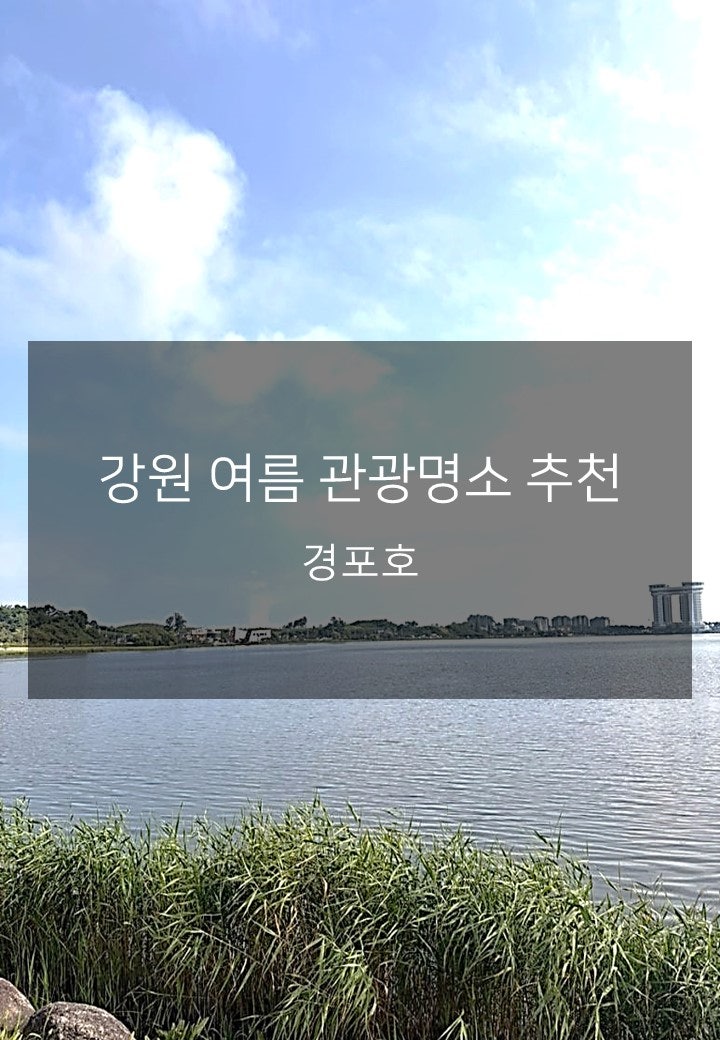 [강원 여름 명소] 바다의 파도 대신 잔잔한 윤슬을 품은 힐링 산책로, 강릉 경포호