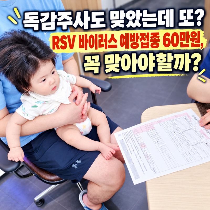 “독감주사도 맞았는데 또?” RSV 바이러스 예방접종 60만원, 꼭 맞아야할까?