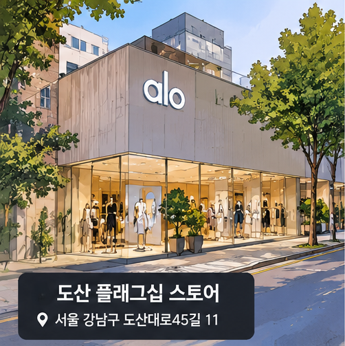 알로 요가(ALO) 한국 매장 6곳 총정리 - 도산·한남·더현대·롯데·목동, 어디로 가야 할까?