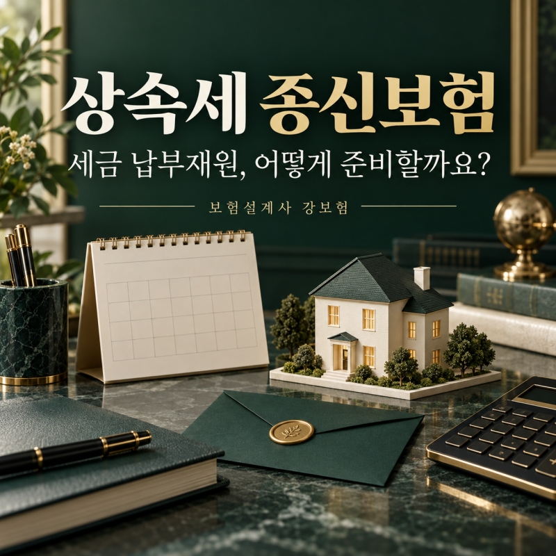 상속세종신보험, 세금 납부재원으로 검토할 때 꼭 확인할 5가지
