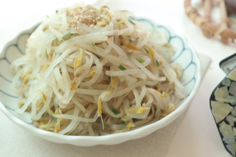 숙주나물무침 레시피 명절 나물요리 숙주나물 삶지말고 쪄요!