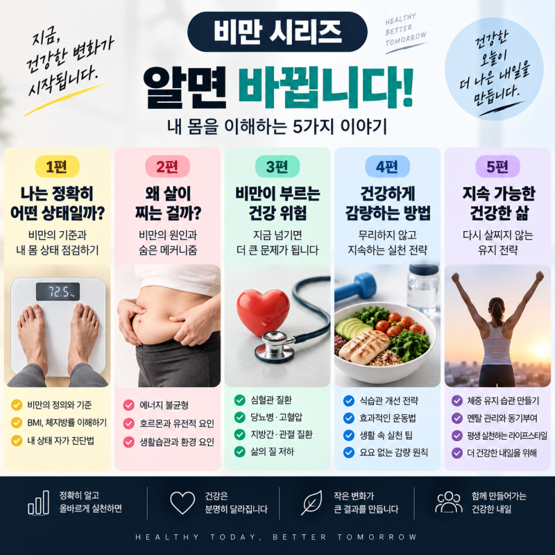 비만 치료 총정리 |비만이란 무엇인가, BMI부터 제대로 알기